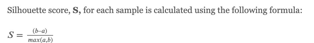 Silhouette Score