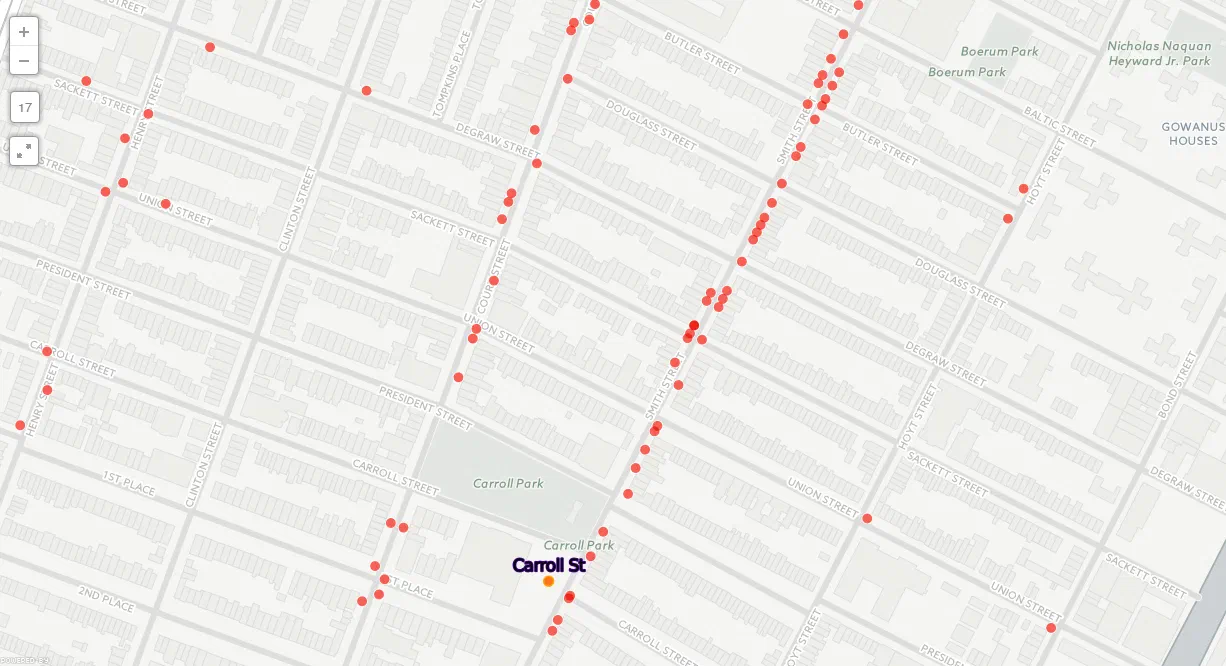 Restaurants near Carrol Station